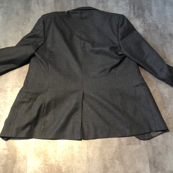44R Pierre Cardin Grey Virgin Lambs Wool Suit - Picture 5 of 7